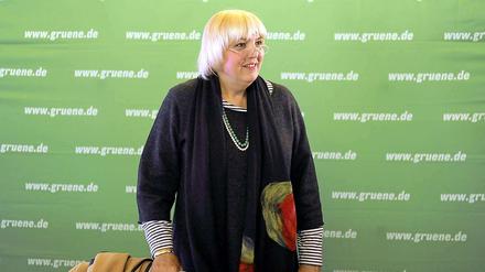 Grünen-Parteichefin Claudia Roth.