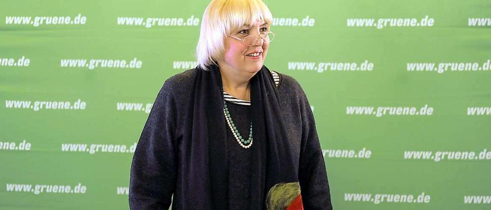Grünen-Parteichefin Claudia Roth.