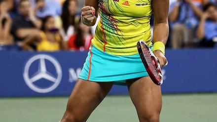 Nach ihrem Sieg gegen Venus William steht Angelique Kerber in der dritten Runde der US-Open.