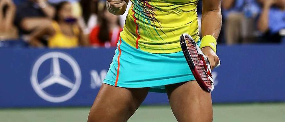 Nach ihrem Sieg gegen Venus William steht Angelique Kerber in der dritten Runde der US-Open.
