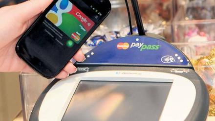 Unberührt. Google bietet sein mobiles Portemonnaie bislang nur in den USA an.