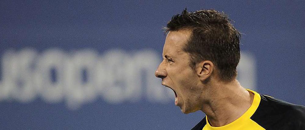 Und weiter geht's. Philipp Kohlschreiber zieht ins Achtelfinale der US-Open ein.