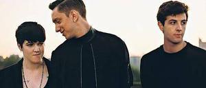 Kühl. Romy Madley Croft, Oliver Sim, Jamie Smith sind The XX. 