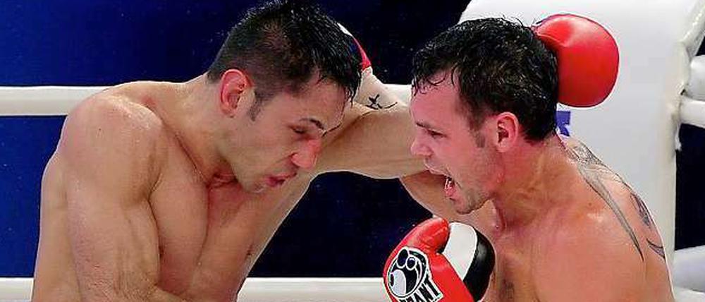 Boxer Felix Sturm und der Australier Daniel Geale