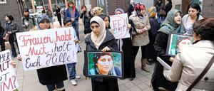 Gedenken an Semanur S. Anfang Juni.