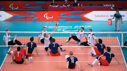 Die deutsche Mannschaft bei ihrem 3:0-Sieg gegen Großbritannien.