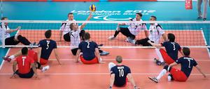 Die deutsche Mannschaft bei ihrem 3:0-Sieg gegen Großbritannien.