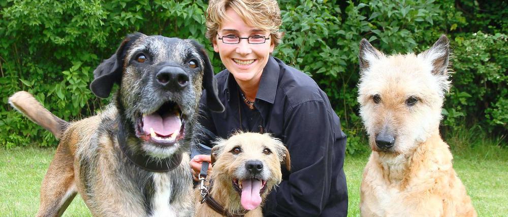 Sie weiß, wie Hunde ticken: Tierverhaltenstherapeutin Dr. Ulrike Gieser hält Seminare für den Tagesspiegel.