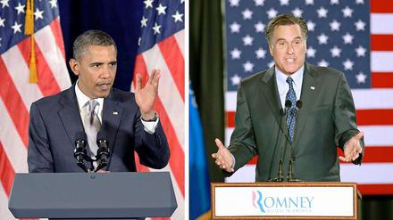 Obama oder Romney? Demokraten oder Republikaner? Der Wahlkampf spaltet die US-Bevölkerung in zwei Lager.
