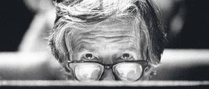 Augen auf beim Hören. John Cage (5.9.1912 - 12.8.1992) in Den Haag (1988). Foto: Hollandse Hoogte/laif