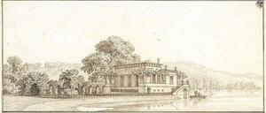 Und immer wieder zeichnen für den König. Entwurf für ein Lusthaus bei Potsdam, 1826 (Ausschnitt).