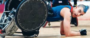 Schmerzfrei. Einige Rollstuhlrugby-Spieler sollen sich an gelähmten Stellen verletzen, um sich mit Adrenalin zu dopen.