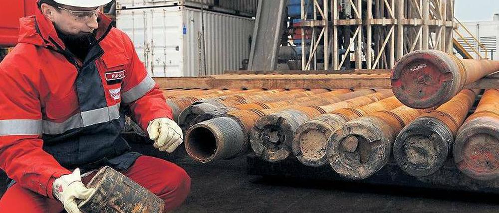 Probebohrung. In Lünne hat der Energiekonzern Exxon bereits nach unkonventionellem Erdgas gesucht. In Nordrhein-Westfalen dagegen gibt es Protest.
