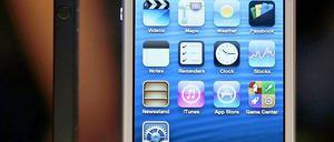 So sieht es aus, das mit Spannung erwartete iPhone5. Apple stellte es am Mittwoch in San Francisco erstmals der Öffentlichkeit vor.