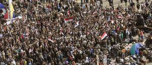 Februar 2011: Proteste gegen den damaligen Präsidenten Hosni Mubarak auf dem Tahrir-Platz.