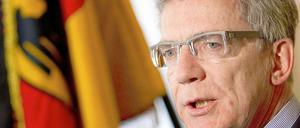 Verteidigungsminister Thomas de Maizière (CDU). 