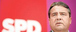 SPD-Parteivorsitzender Sigmar Gabriel gibt zu, dass es „zwischen den Verwandten“ auch Streit gibt.