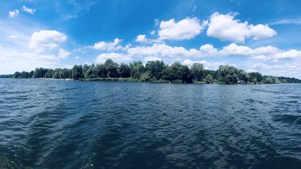 Die Havel in Berlin-Kladow, Breitehorn.