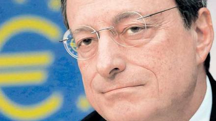 Optimistisch. Das Vertrauen in den Euro wächst, sagt EZB-Chef Draghi.