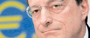Optimistisch. Das Vertrauen in den Euro wächst, sagt EZB-Chef Draghi.