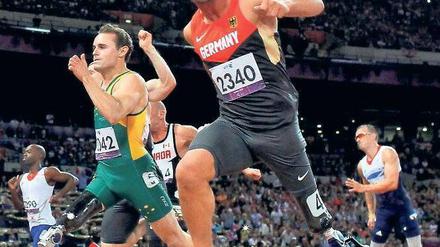 Der Überläufer. Sprinter Heinrich Popow (vorn) will jetzt Profisportler werden. Andere haben es schwerer.
