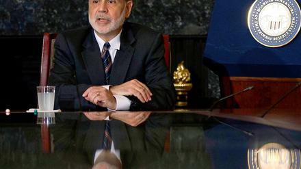 US-Notenbank-Vhef Ben Bernanke.