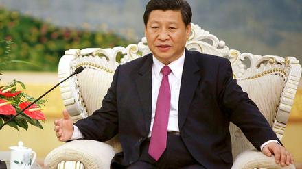 Xi Jinping, hier auf einem Foto vor seinem Verschwinden.