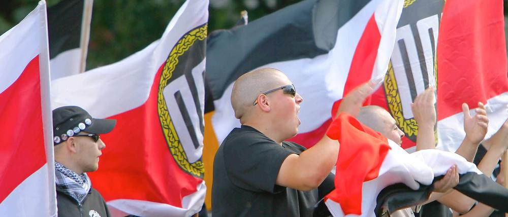 NPD-Anhänger wollen am Samstag in Potsdam demonstrieren.