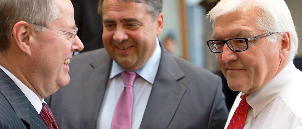 Eins, zwei oder drei? Die SPD muss sich bald für einen Kandidaten entscheiden.