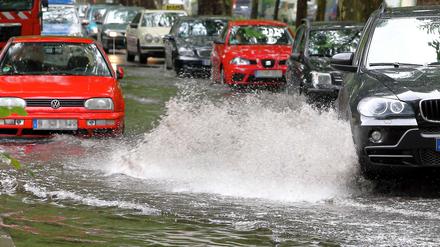 In Zukunft heftigere Regengüsse in Berlin? Die Auswirkungen des Klimawandels sind schwer abschätzbar. 