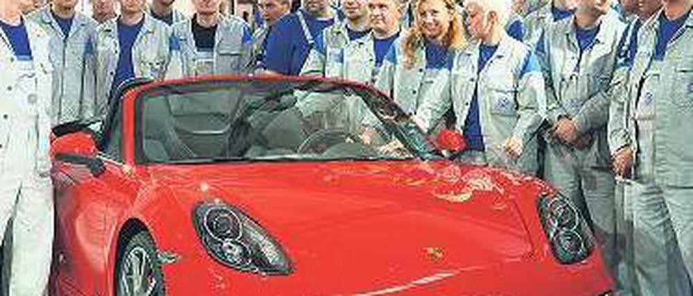 Unter dem VW-Dach. Am Mittwoch hat