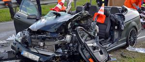 In diesem Wagen verunglückte Boris Vukcevic.