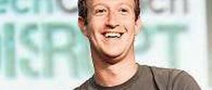 Nur noch neun Milliarden Vermögen. Facebook-Gründer Mark Zuckerberg. Foto: Reuters