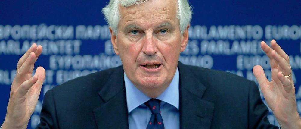 EU-Kommissar Barnier sucht nach einer Lösung.