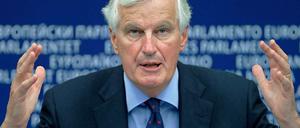 EU-Kommissar Barnier sucht nach einer Lösung.