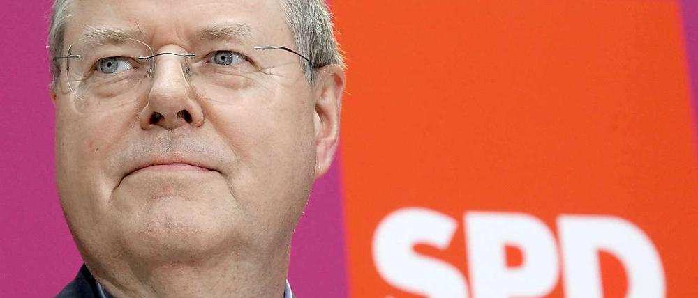 Peer Steinbrück (SPD) am Freitag im Willy-Brandt-Haus.