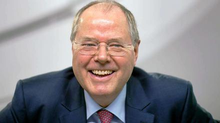 Wer, wenn nicht er? Peer Steinbrück nimmt die Herausforderung an.