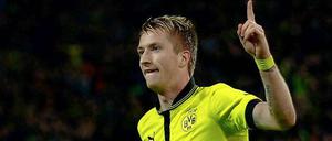 Beim zweiten Tor jubelt er doch: Marco Reus trifft doppelt gegen sein Ex-Verein.