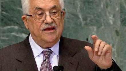 Mahmud Abbas vor der Uno-Vollversammlung.