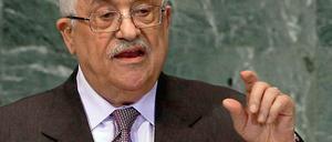 Mahmud Abbas vor der Uno-Vollversammlung.