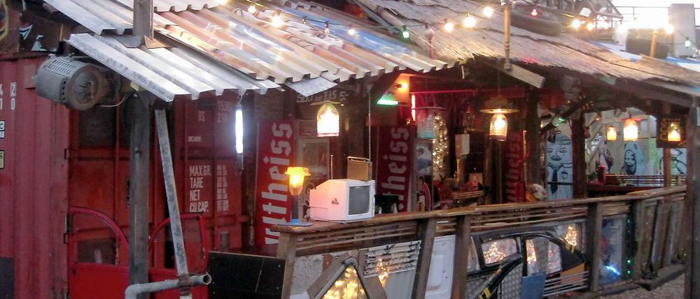 Das war die Bar - ihre Gründer wollen das Grundstück am Spreeufer kaufen. 