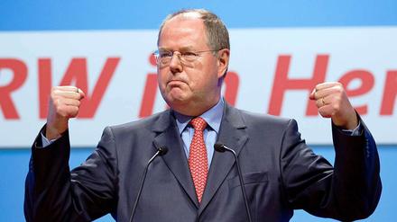 Viel zu tun: Kanzlerkandidat in spe Peer Steinbrück.