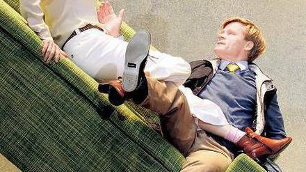 Obenauf. Sabine Waibel als Frau Doktor Stockmann. Foto: Eventpress Hoensch
