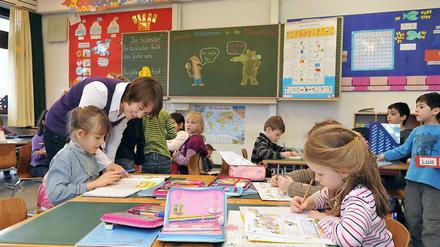 Beim Grundschulleistungsvergleich schneiden bayerische Schüler am besten ab.