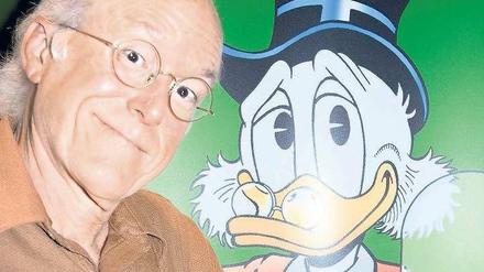 Künstler und Werk: Don Rosa und Dagobert Duck.