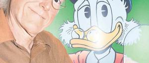 Künstler und Werk: Don Rosa und Dagobert Duck.
