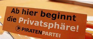 Privatsphäre und Datenschutz sind zentrale Themen der Piratenpartei.