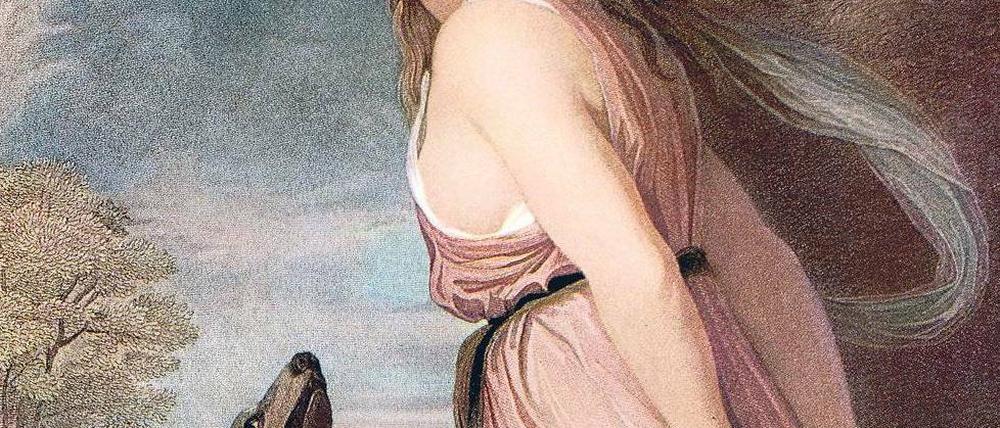 Italienische Weise. Lady Hamilton (1761 - 1815), schön und locker. Foto: picture-alliance