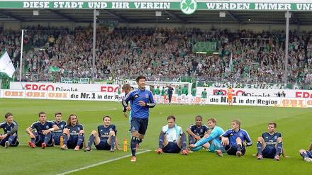 Im Mittelpunkt: Heung-Min Son sorgte mit seinem Tor für den knappen 1:0-Auswärtssieg des HSV in Fürth.