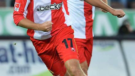 Kapitän und zweifacher Torschütze: Torsten Mattuschka erzielte beide Treffer für Union beim 2:2-Unentschieden gegen St. Pauli